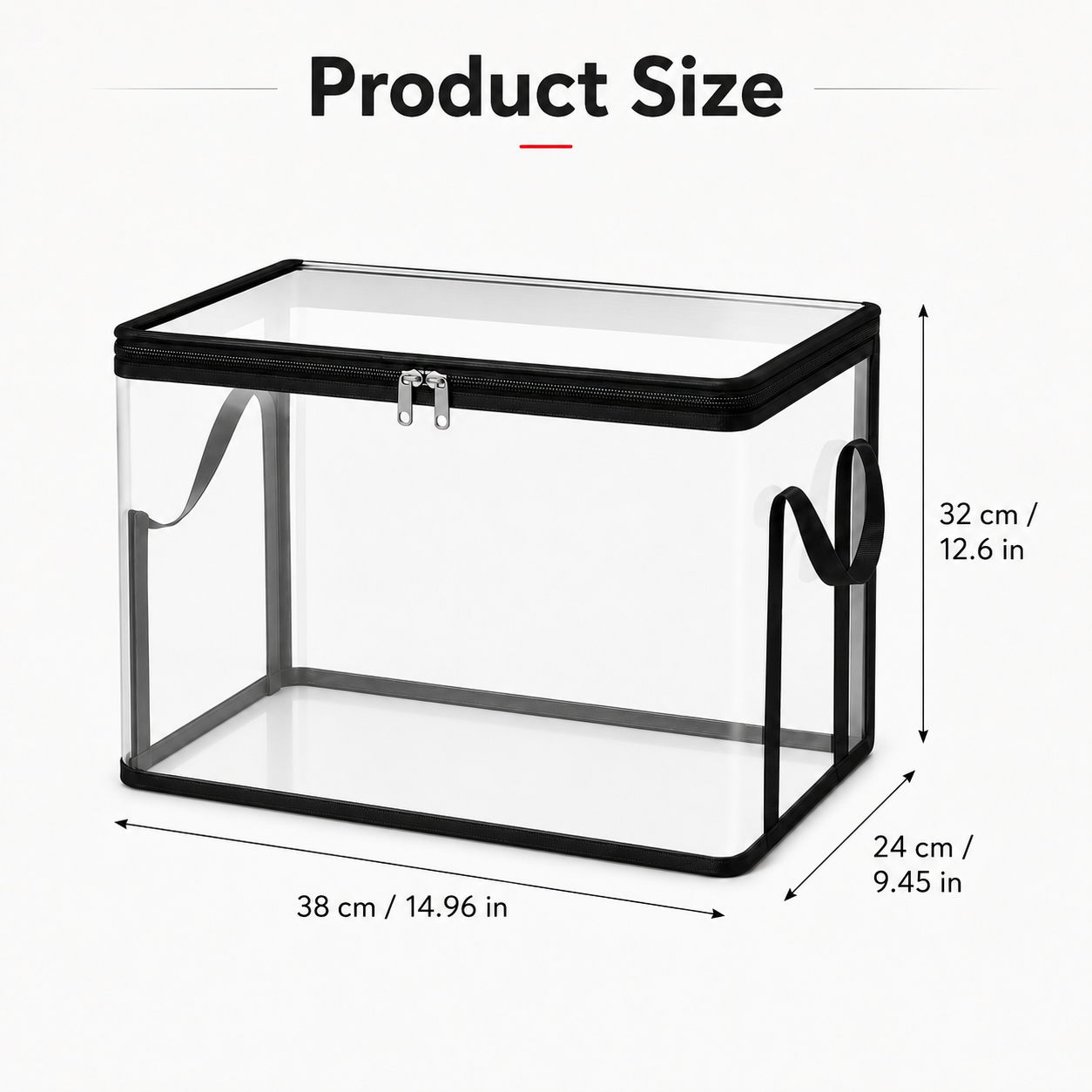 Clear storage bags used for clothes towels and soft items