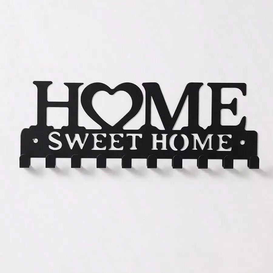 Home wall storage rack for keys lanyards and small accessories