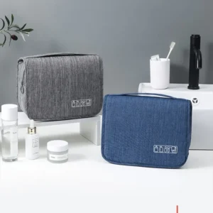 Main view of Hanging Travel Toiletry Bag with Fold-Flat Storage for organized everyday spaces