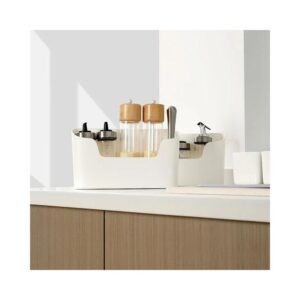 Close-up detail of Adhesive Cabinet Door Organizer materials and layout