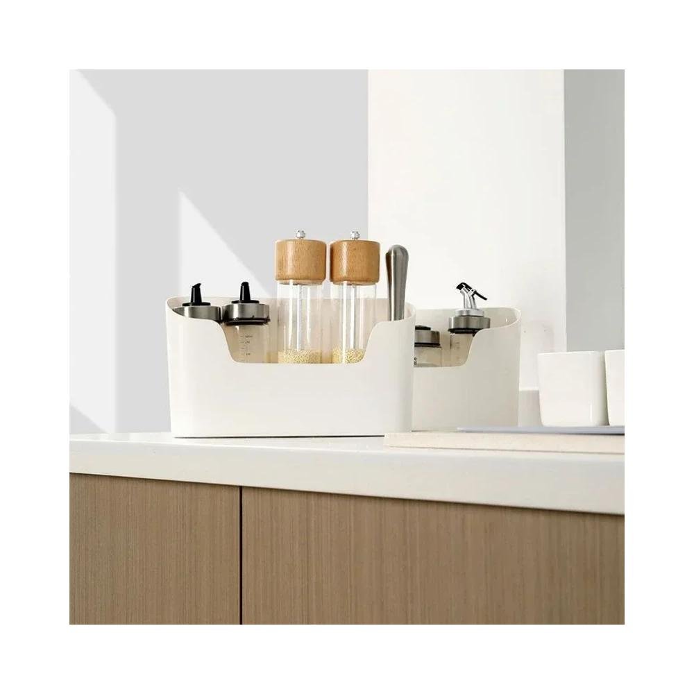 Close-up detail of Adhesive Cabinet Door Organizer materials and layout