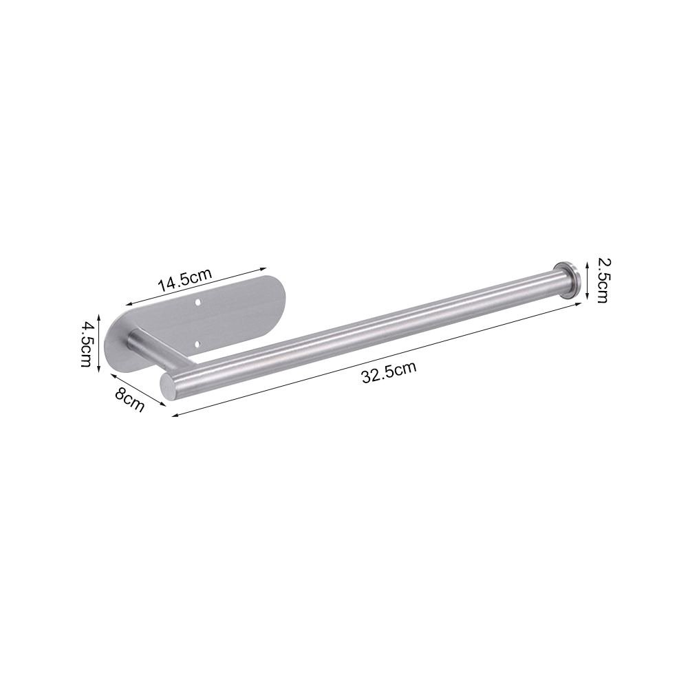 Adhesive Paper Towel Holder arranged for tidy daily storage