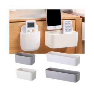 Main view of Adhesive Wall Storage Box for organized everyday spaces