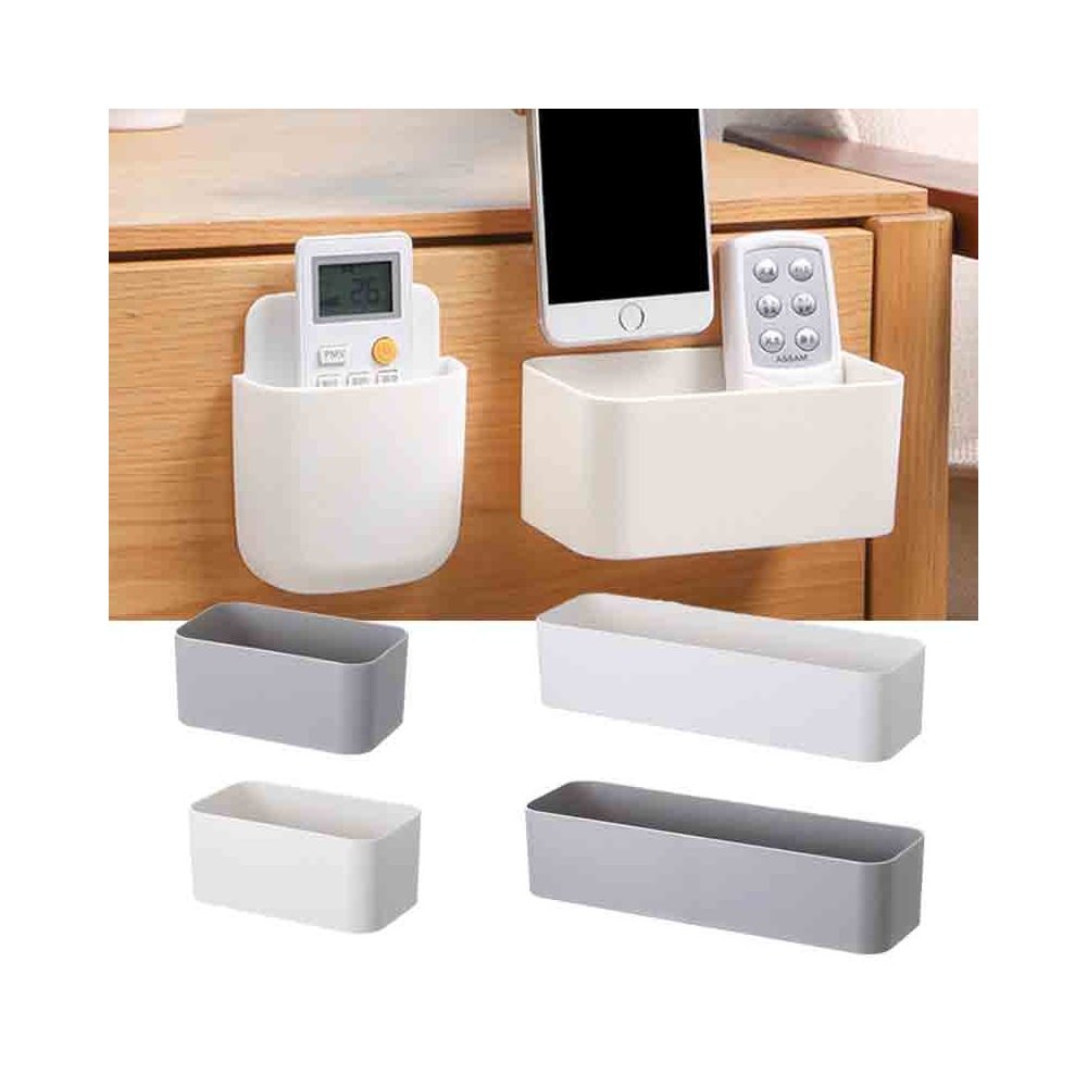 Main view of Adhesive Wall Storage Box for organized everyday spaces