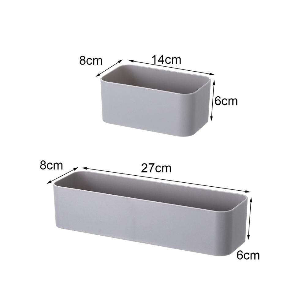 Close-up detail of Adhesive Wall Storage Box materials and layout