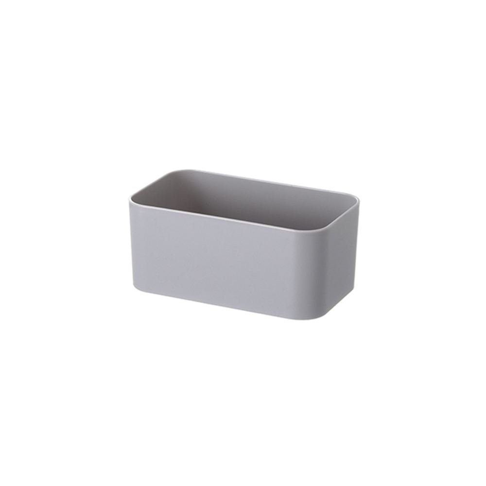 Adhesive Wall Storage Box arranged for tidy daily storage