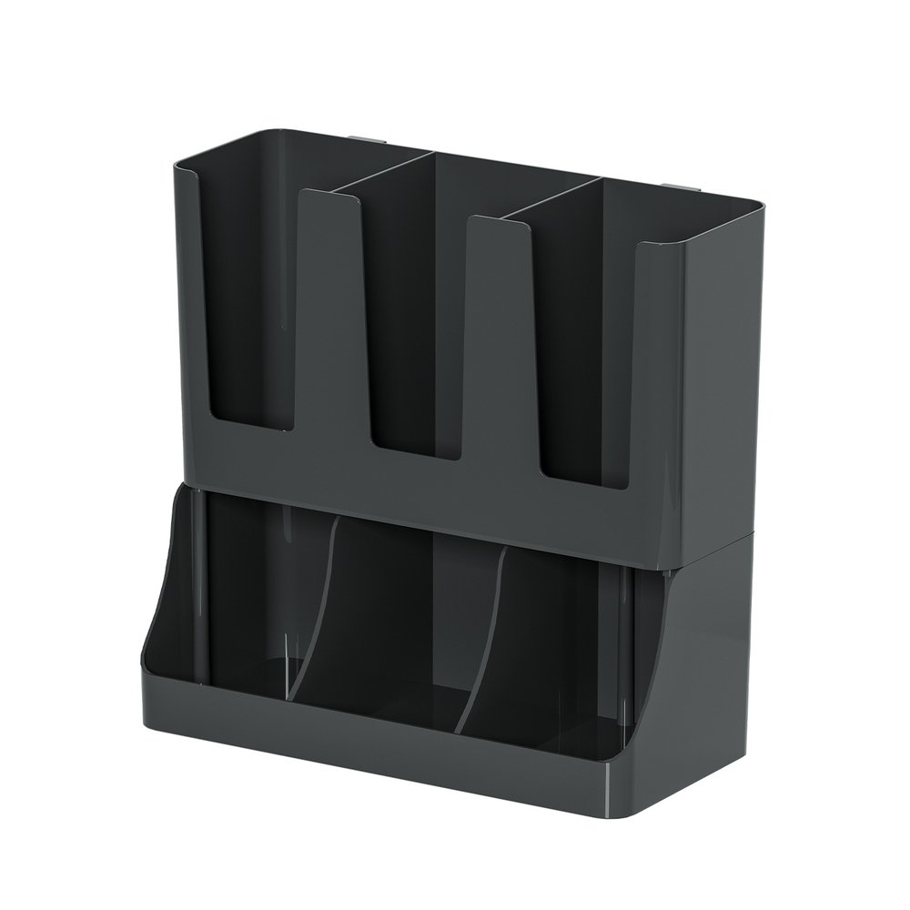 Black coffee station organizer