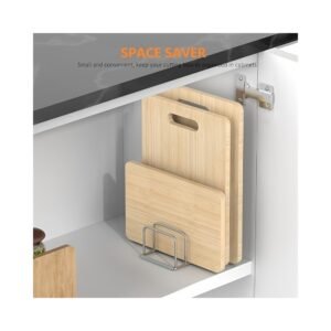 Cutting board lid rack main view
