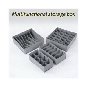 Drawer underwear organizer box in a closet
