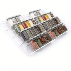 Main view of Expandable Spice Drawer Organizer for organized everyday spaces