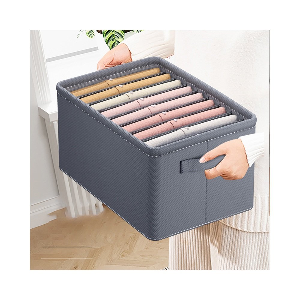 Foldable Pants Grid Organizer in a home organization use case