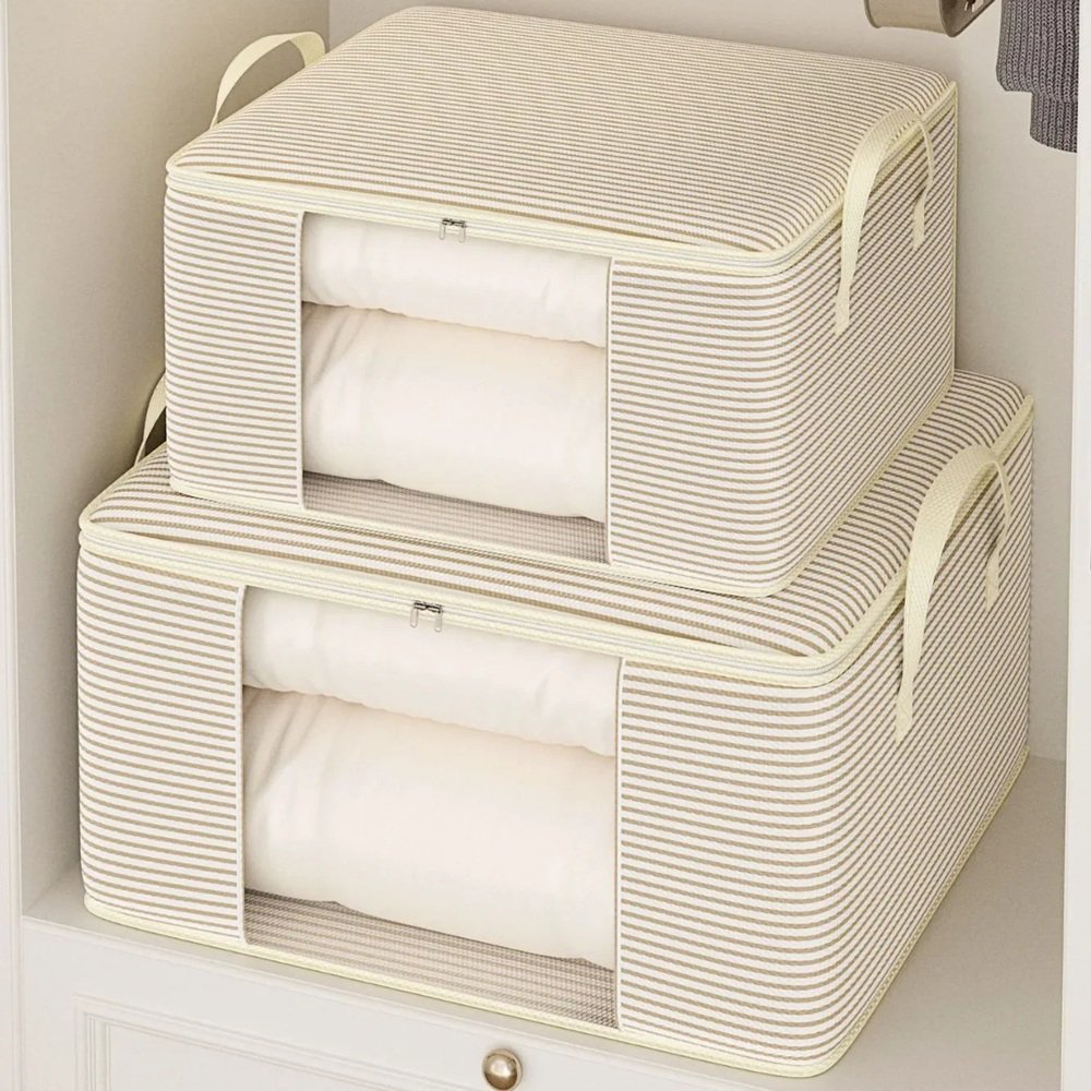 Foldable storage bag material detail