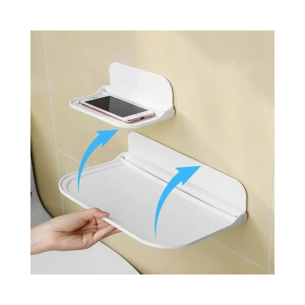 Folding wall shelf opening motion