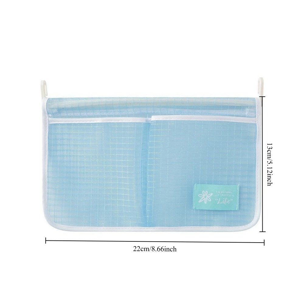 Mesh organizer holding small kitchen packets