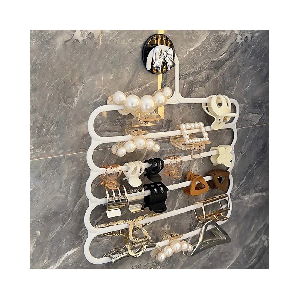 Five layer hair claw organizer