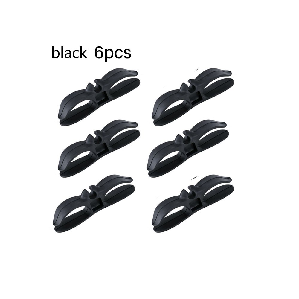 Black kitchen cord winders six pack
