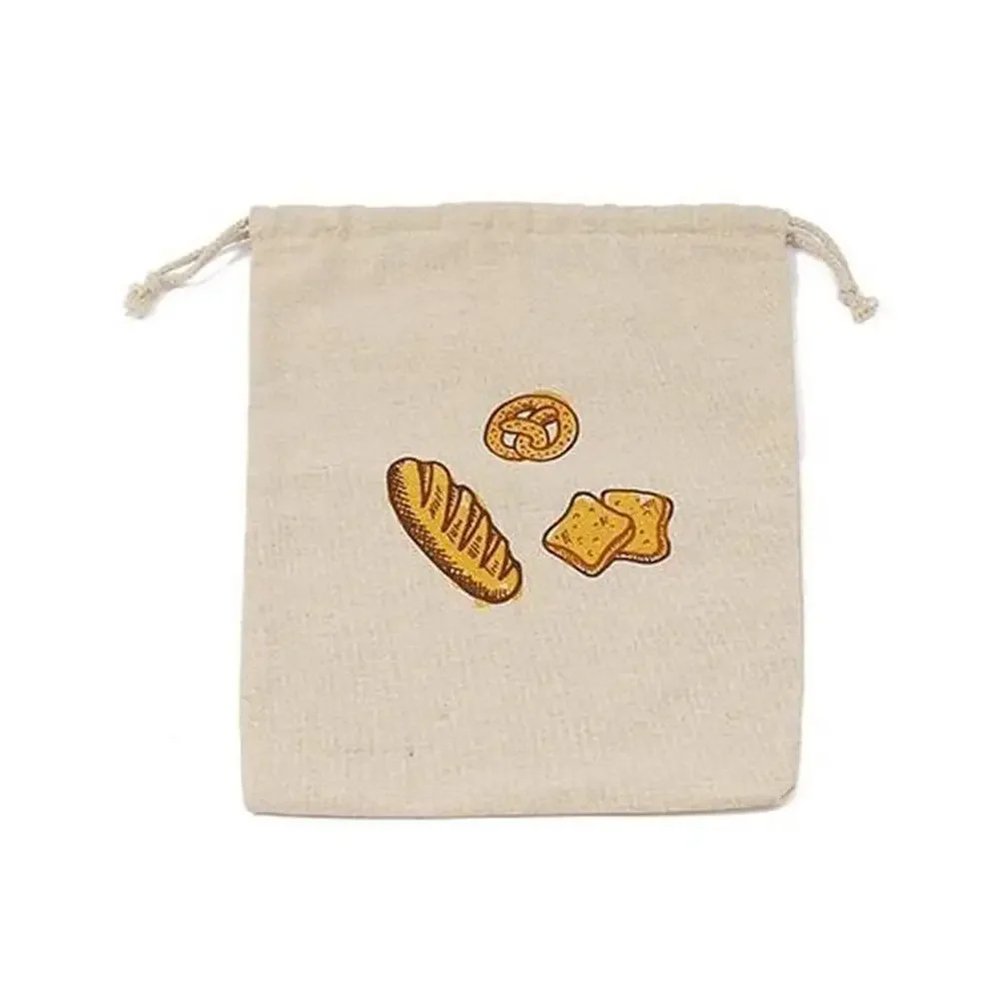 Style C linen bread storage bag