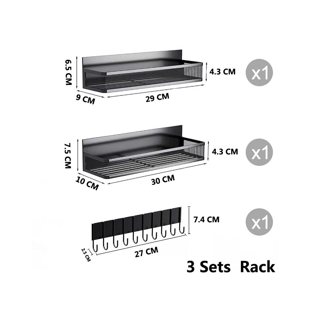 Alternate angle of Magnetic Fridge Spice Rack for product comparison