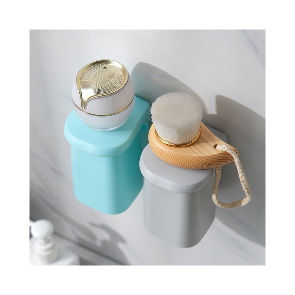Close-up detail of Magnetic Mouthwash Cup Rack materials and layout