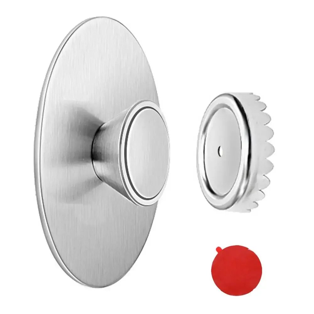 Magnetic soap holder with back adhesive