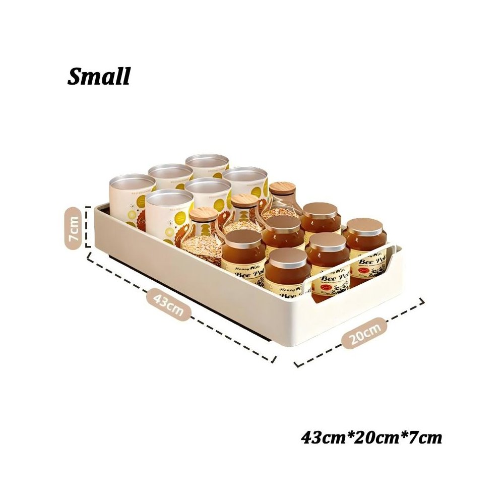 Small pull-out cabinet spice rack