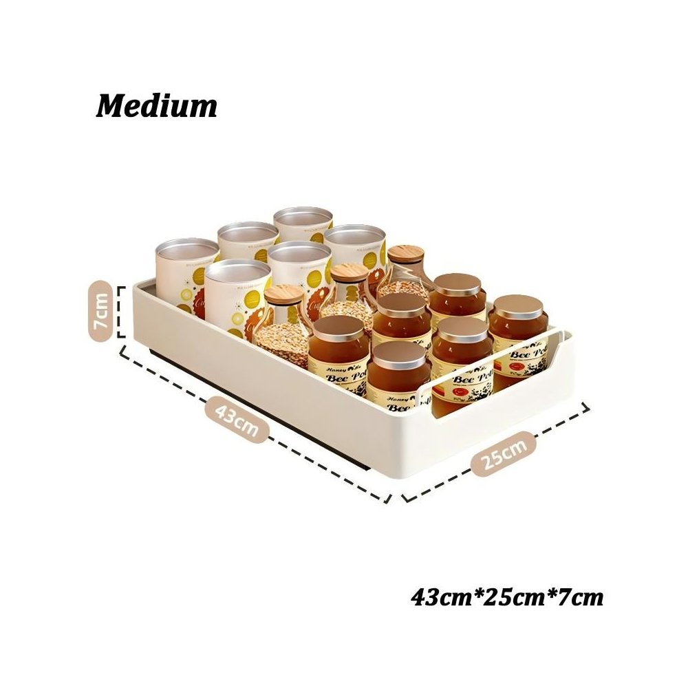 Medium pull-out cabinet spice rack