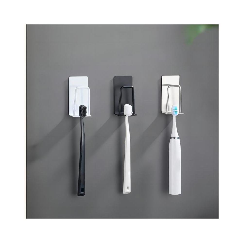 Main view of Stainless Toothbrush Holder for organized everyday spaces