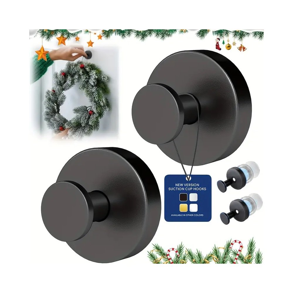Main view of Vacuum Suction Cup Hooks for organized everyday spaces