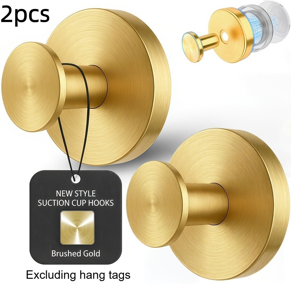 Vacuum Suction Cup Hooks arranged for tidy daily storage