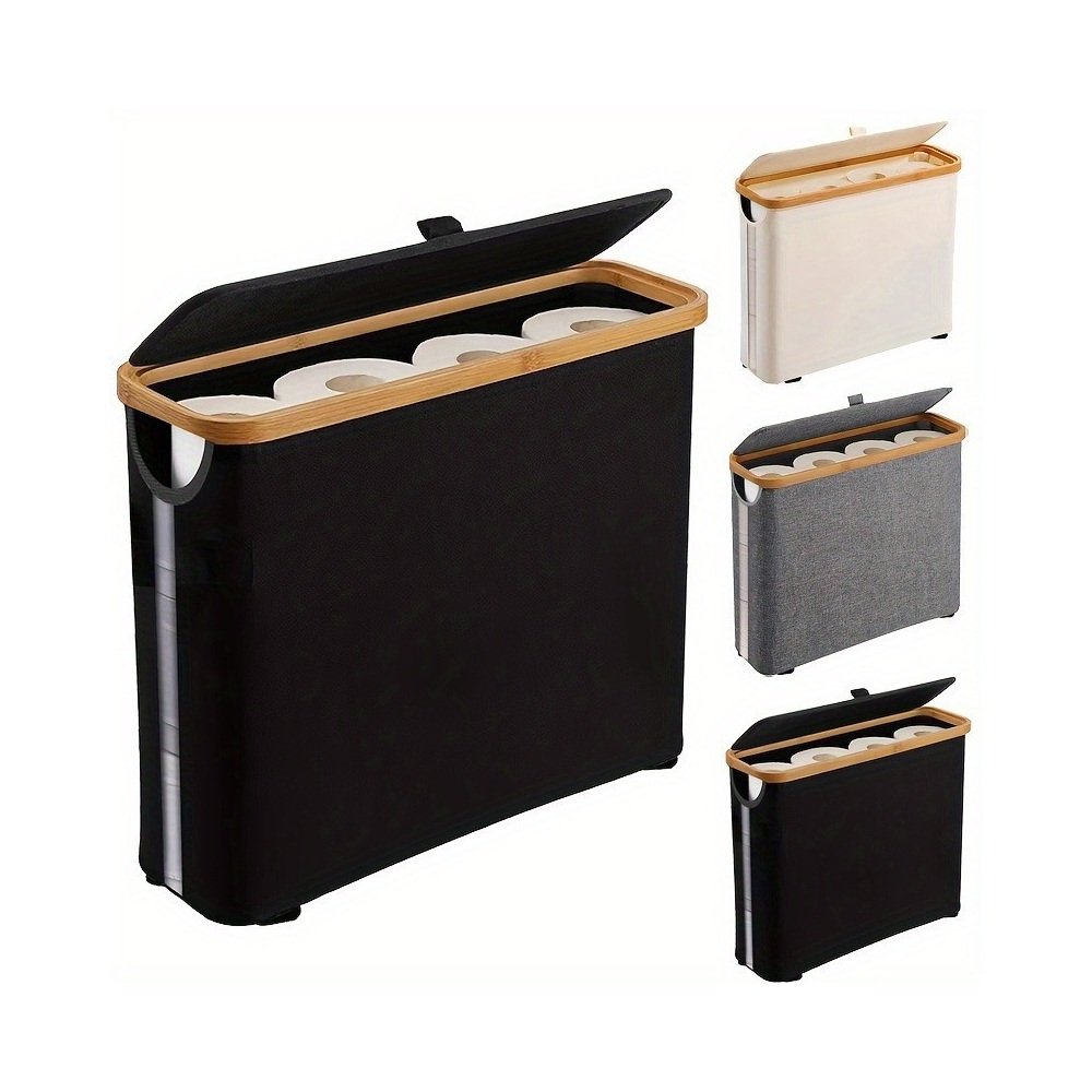 Main view of Toilet Paper Storage Basket for organized everyday spaces