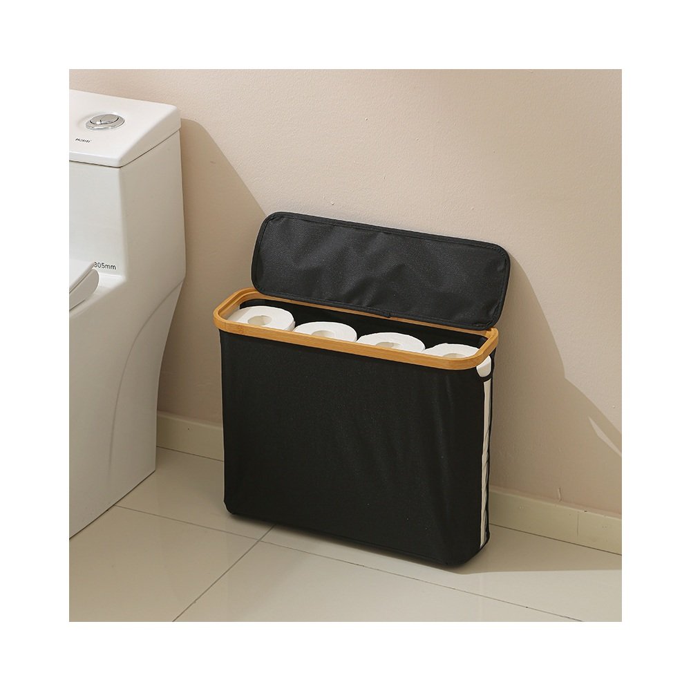 Close-up detail of Toilet Paper Storage Basket materials and layout