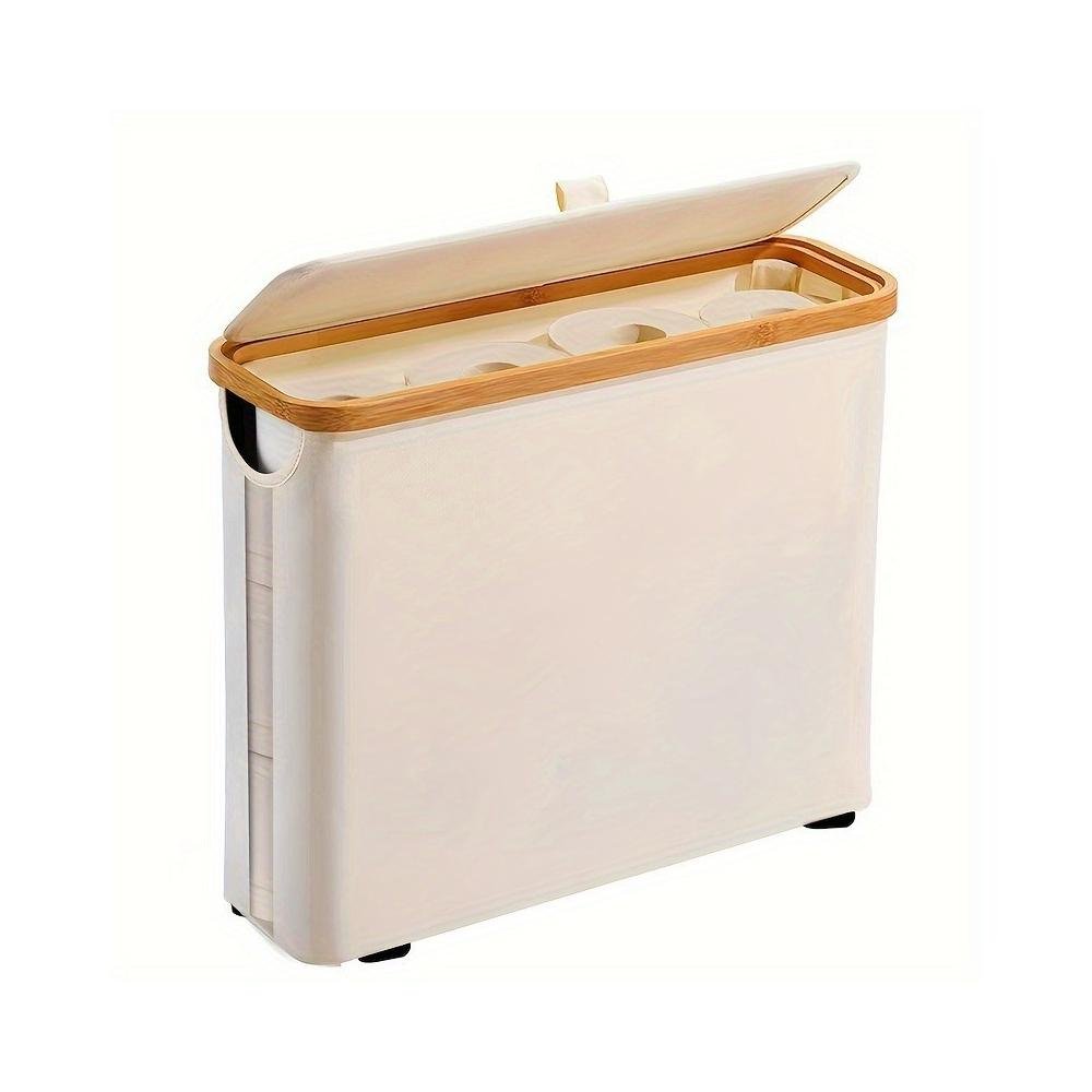 Size and placement view of Toilet Paper Storage Basket