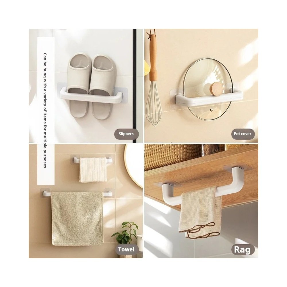 Wall slipper rack multi-use examples