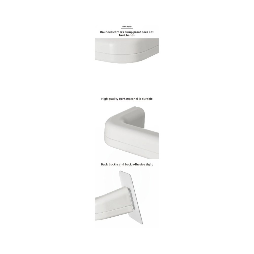 Wall slipper rack adhesive installation