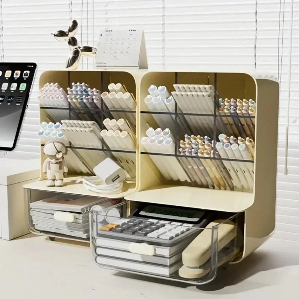 Desktop caddy for bag and desk essentials