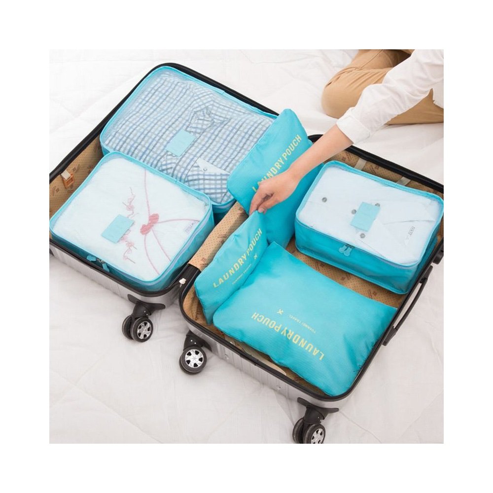 XL Travel Packing Cube Set shown with practical storage details