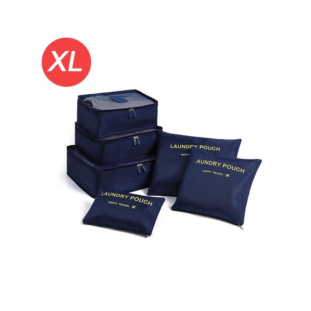 Size and placement view of XL Travel Packing Cube Set