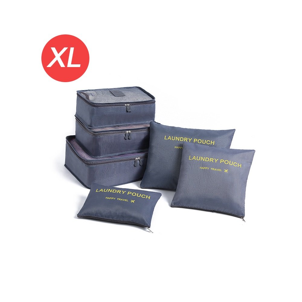XL Travel Packing Cube Set arranged for tidy daily storage