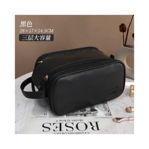 Double Zipper Makeup Bag product image 1