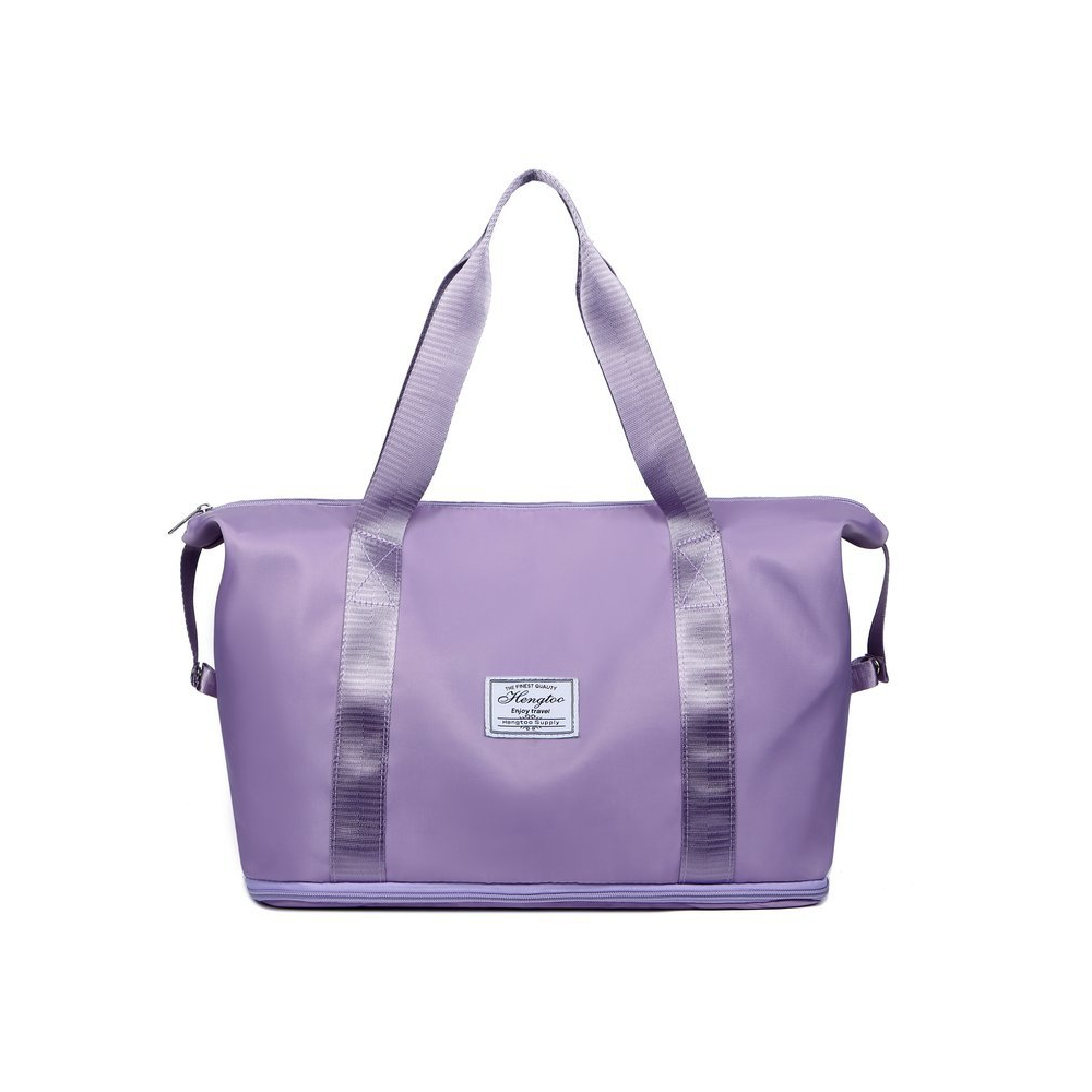 Purple expandable travel bag