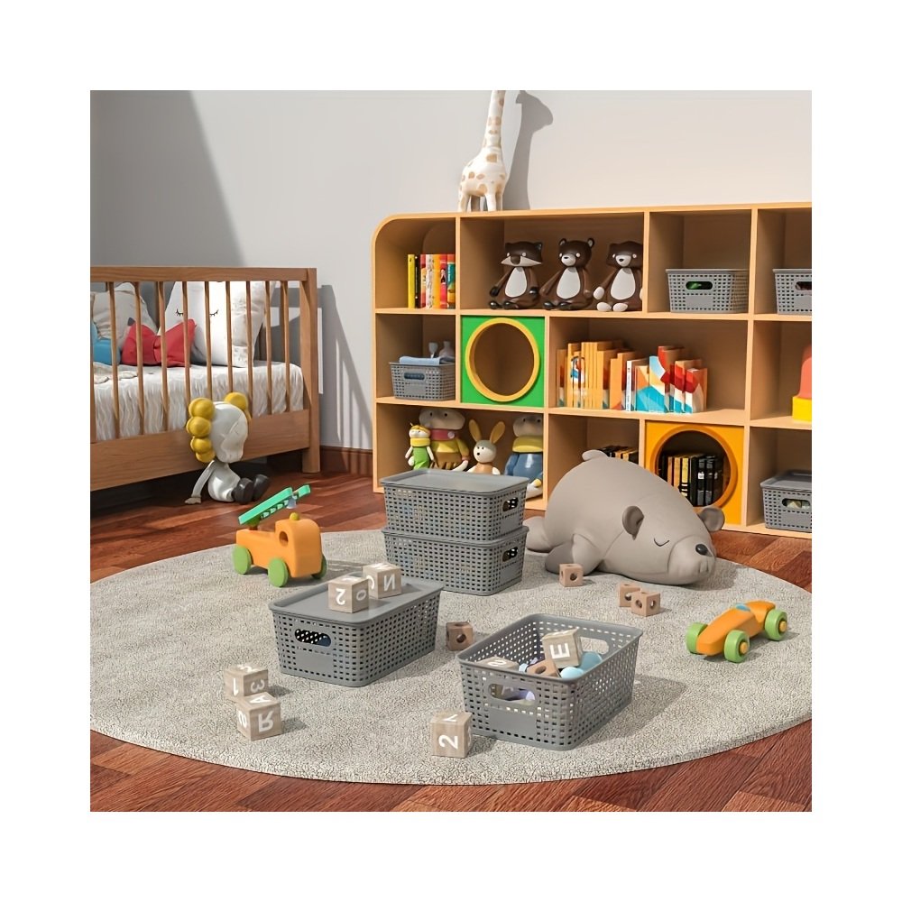 Lidded Desktop Storage Basket product image 5