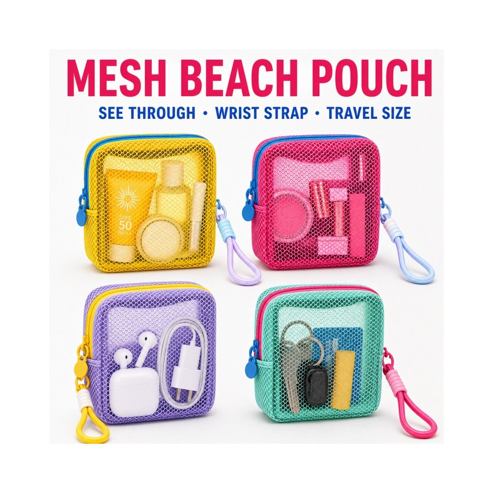 Mesh Beach Travel Pouch product image 6