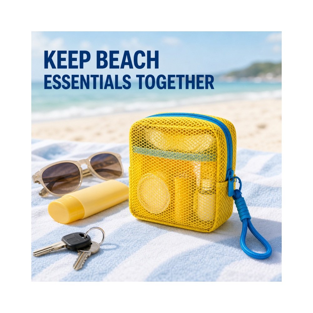 Mesh Beach Travel Pouch product image 7