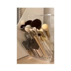 Acrylic Makeup Brush Holder clean main product view