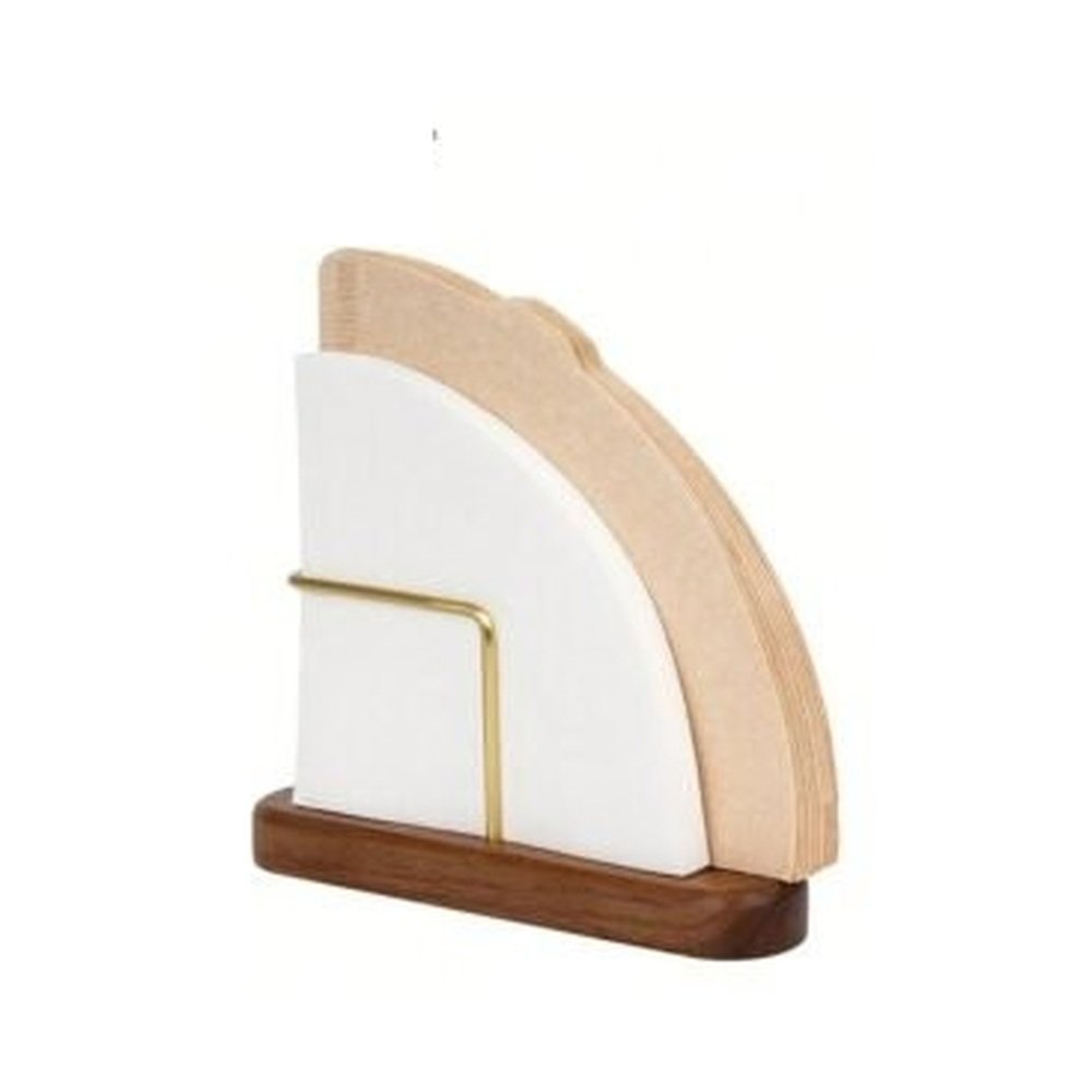 Wood Coffee Filter Holder clean main product view