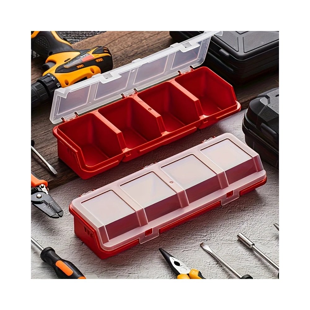 Small parts organizer box with compartments