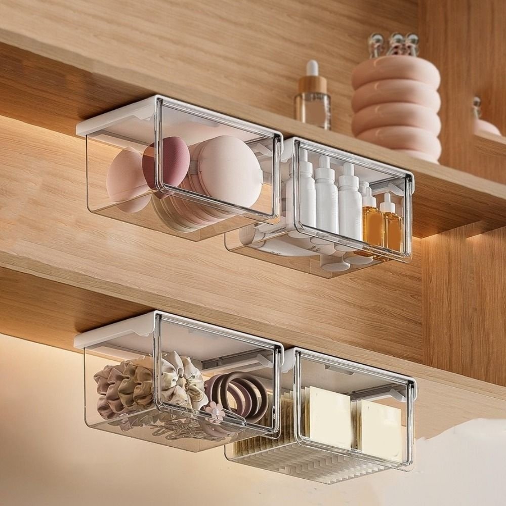 Makeup drawer box storing lipsticks