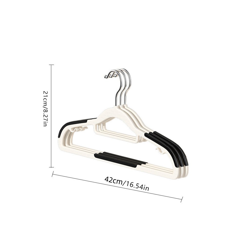 Velvet hangers and clips for clothing